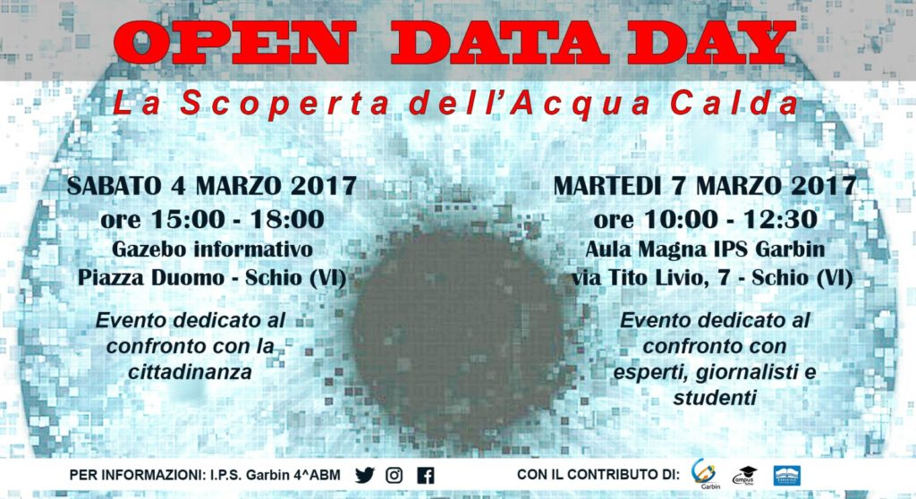 Open Data Day, La scoperta dell'acqua calda 